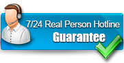 7/24 Real Person Hotline Guarantee